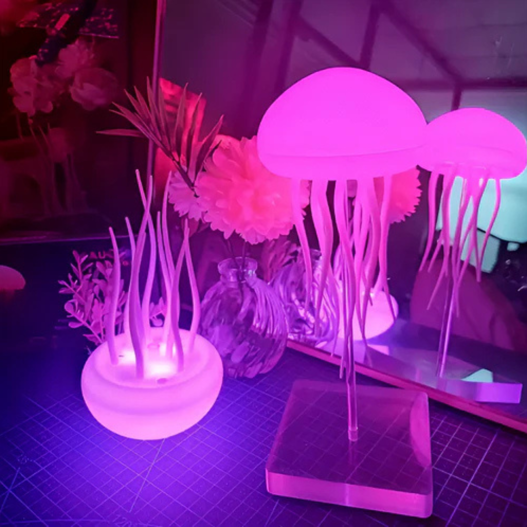 LuminaPulse Desk Lamp Rechargeable Wireless Voice Controlled Ambient LED Light