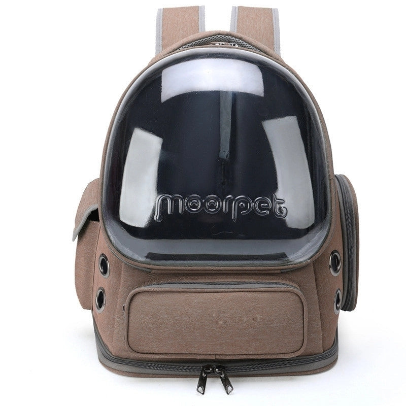 AeroPaw Breathable Transparent Pet Carrier Backpack For Cats And Small Dogs