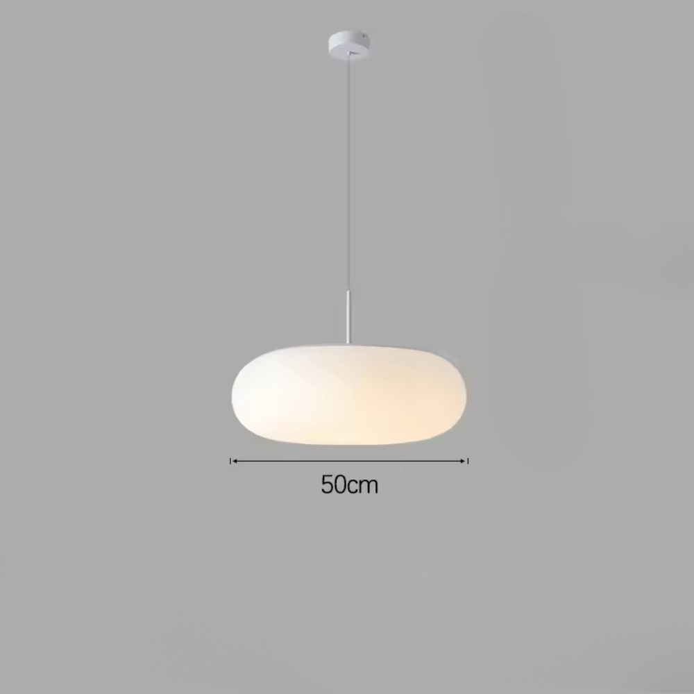 Orin Modern Cream Pendant Chandelier With Warm LED