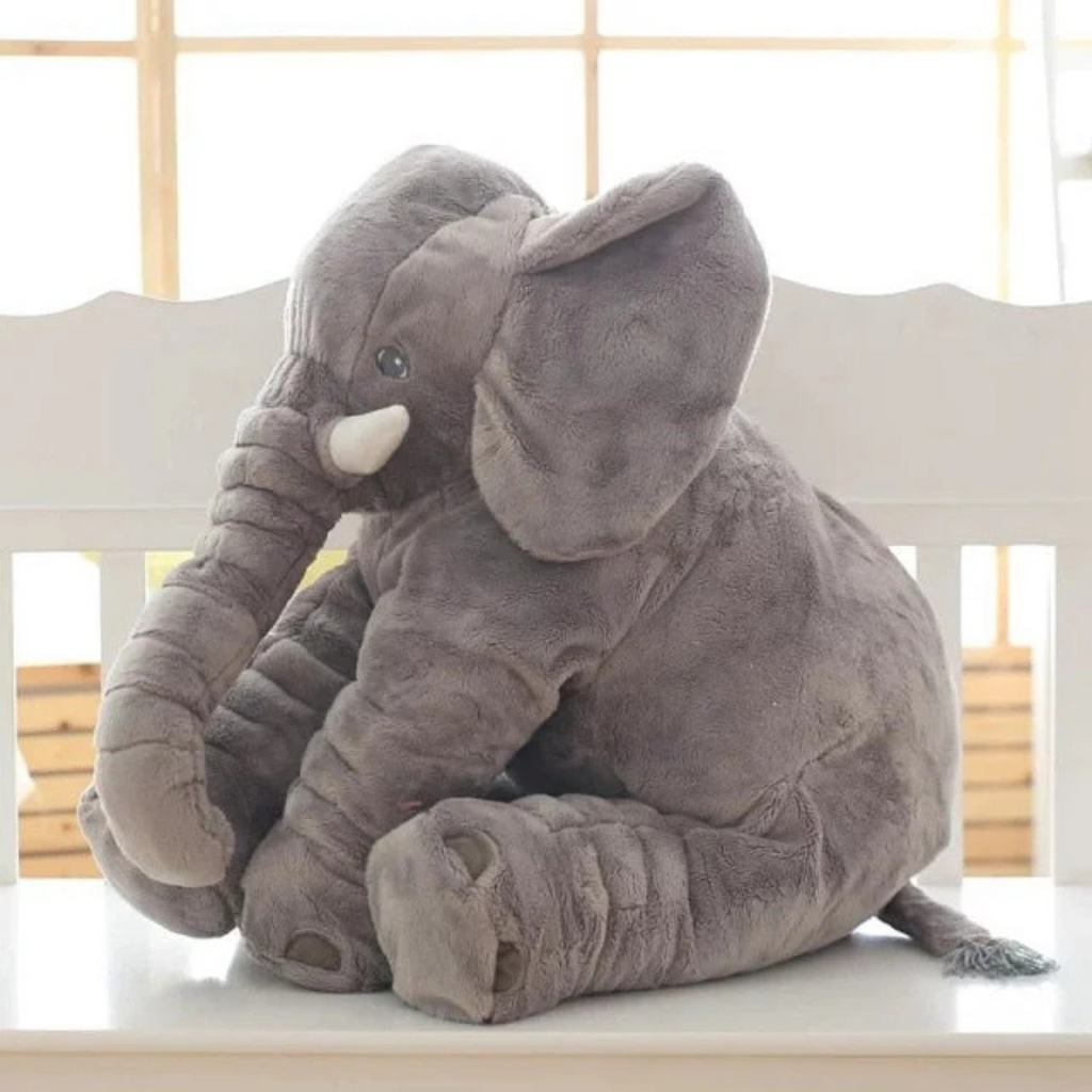Cuscino Morbido a Forma di Elefante LumaPaws per Coccole dei Neonati