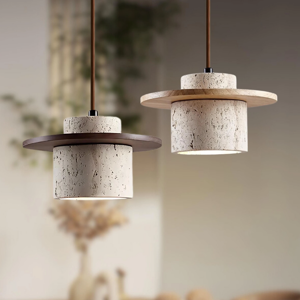 Cavallo Travertine Pendant Light for Dining by Liora