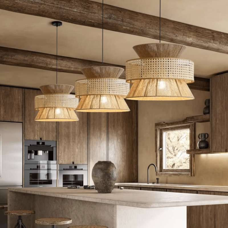 Kiri Handmade Hemp Rope Chandelier With Japanese Serenity
