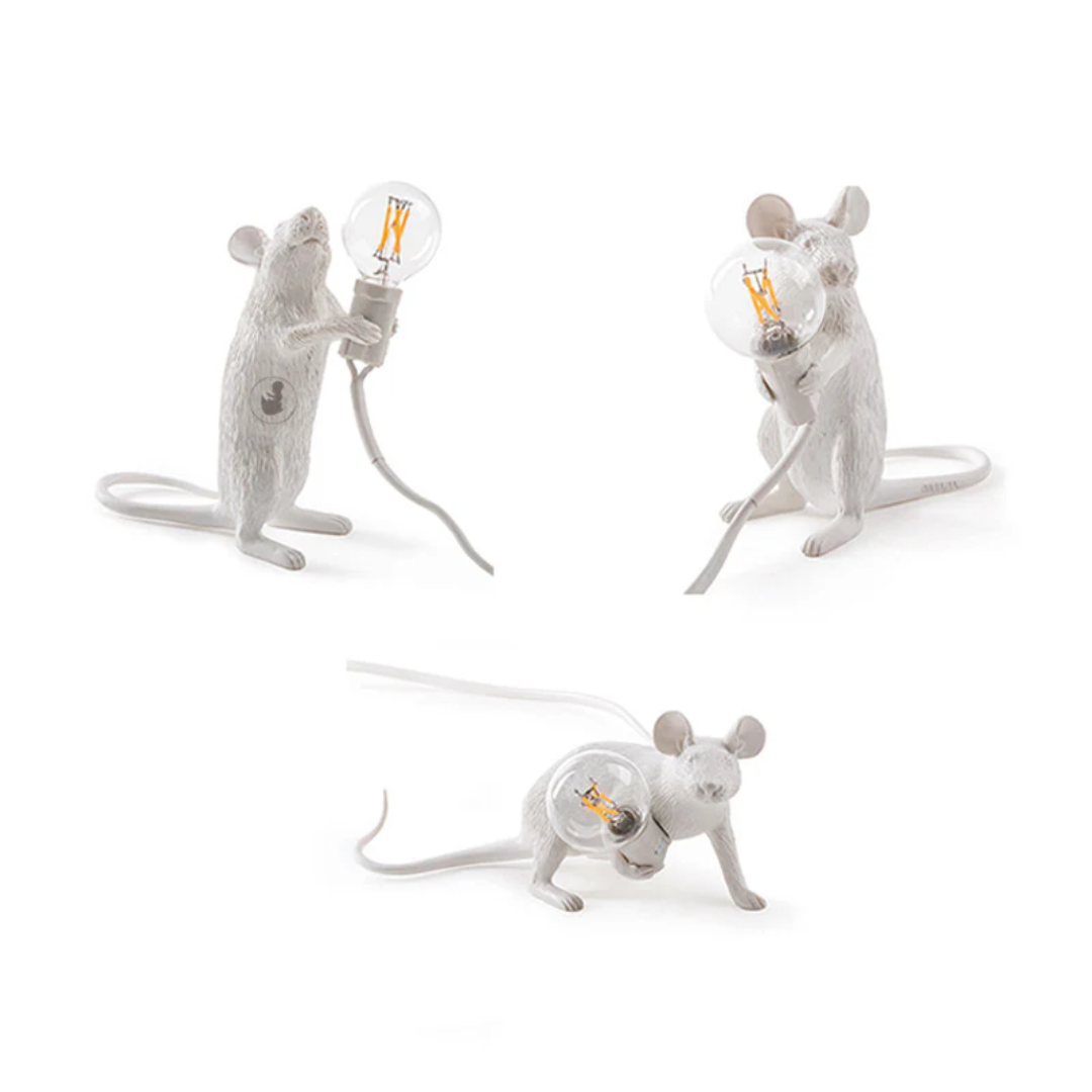 MiraMouse Resin LED Desk Lamp and Night Light