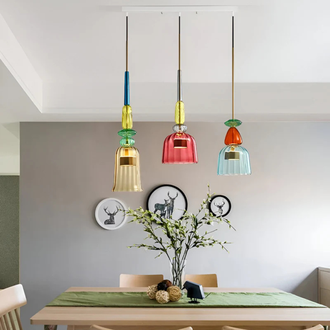 Kireli Colorful Scandinavian Dining Pendant Light