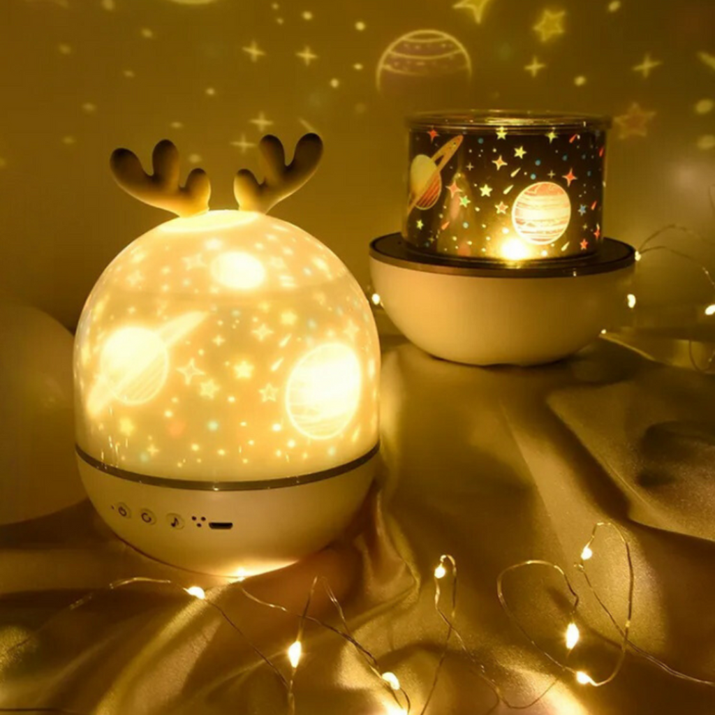 پروژکتور ستاره LunaGlow برای نور آرامش‌بخش آسمان هنگام خواب