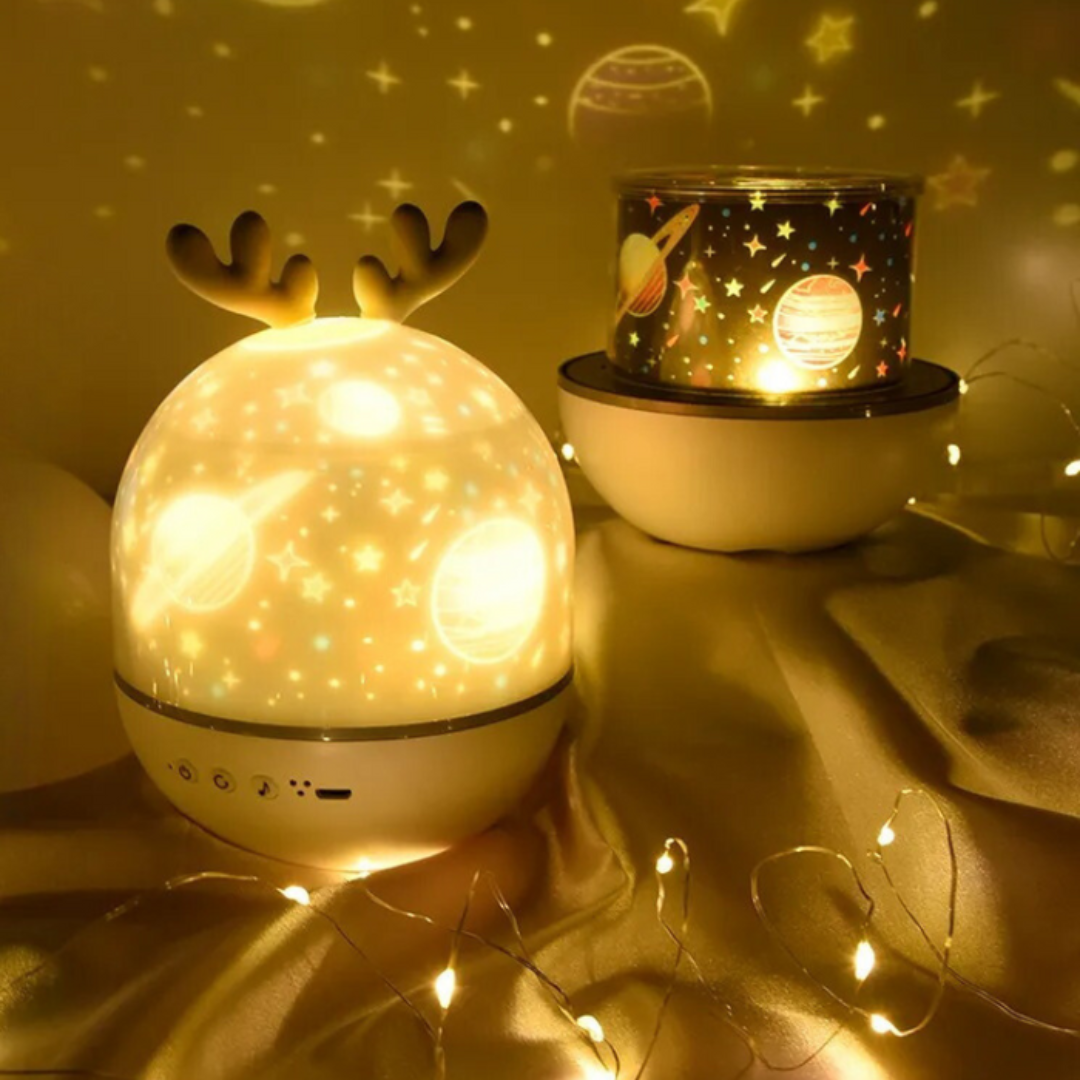 پروژکتور ستاره LunaGlow برای نور آرامش‌بخش آسمان هنگام خواب