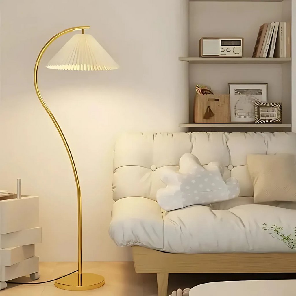 LumenArc LED oblouková stojací lampa do obývacích pokojů a ložnic