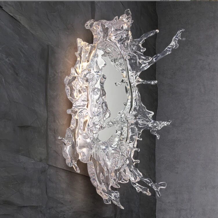 Water Splash LED Mirror Wall Lamp With Waterproof Resin Design