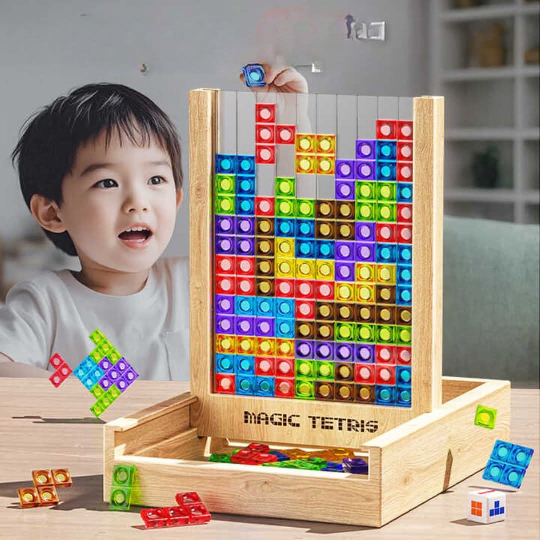 VerdantBlock Tetris-bræt Bæredygtigt familiespil med puslespil