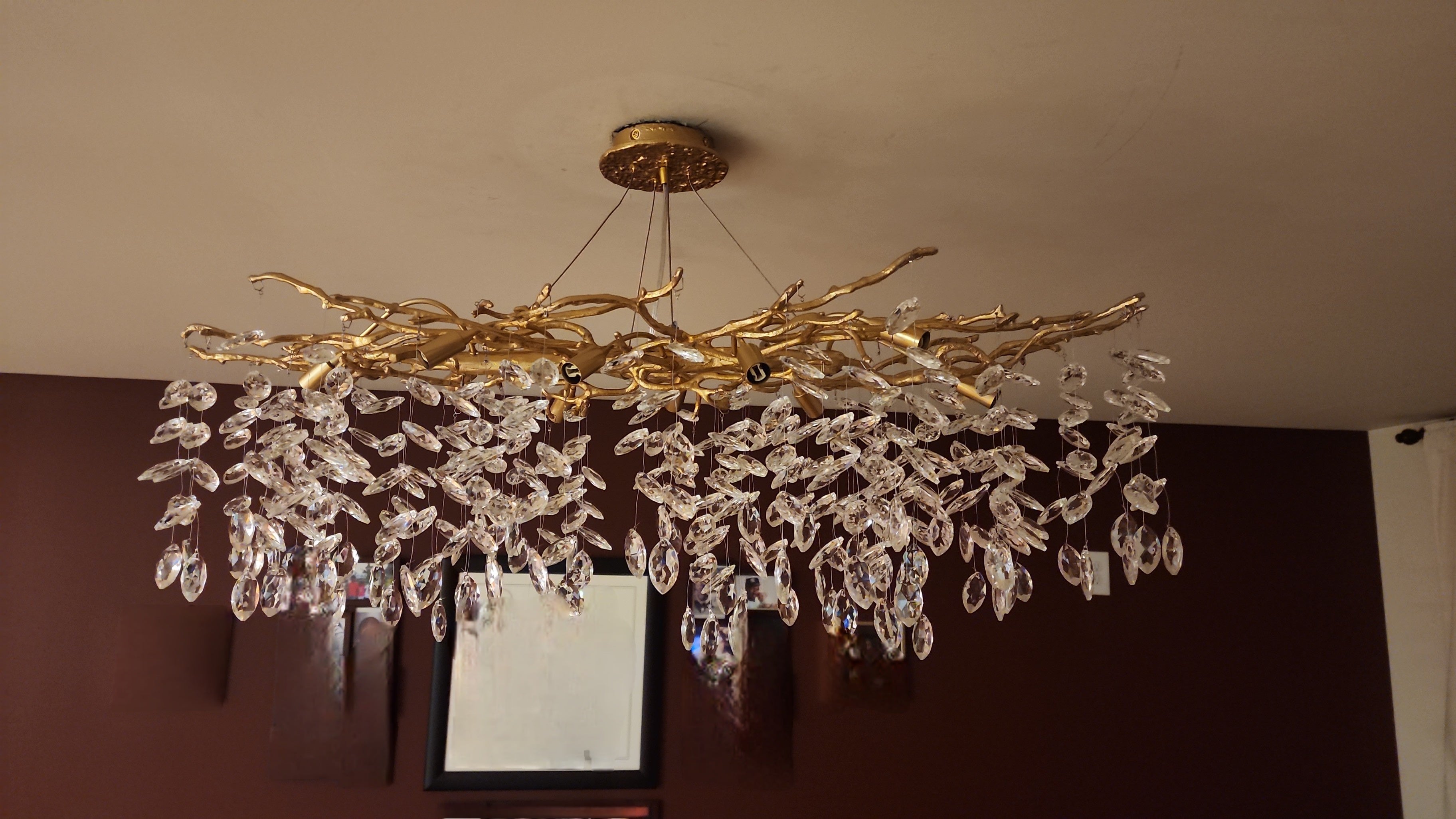 Lampadario a Bracci in Cristallo Stile Francese per Case Moderne