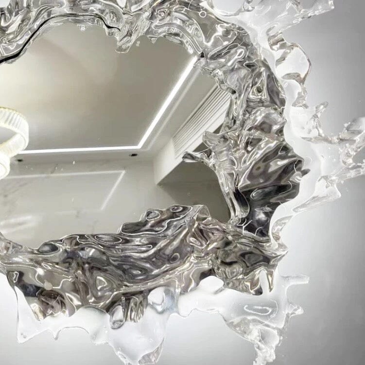 Water Splash LED Mirror Wall Lamp With Waterproof Resin Design