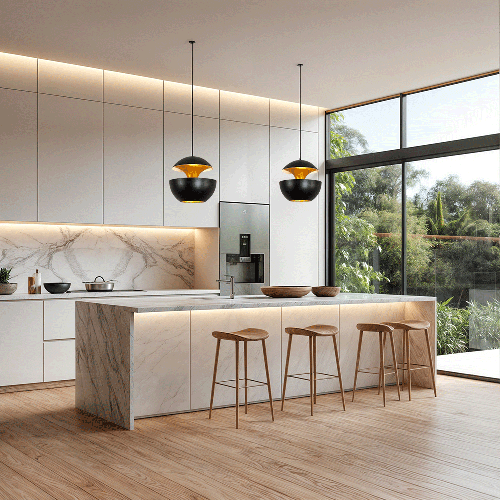 Nordic Apple Pendant Lights for Kitchen Islands and Bathrooms