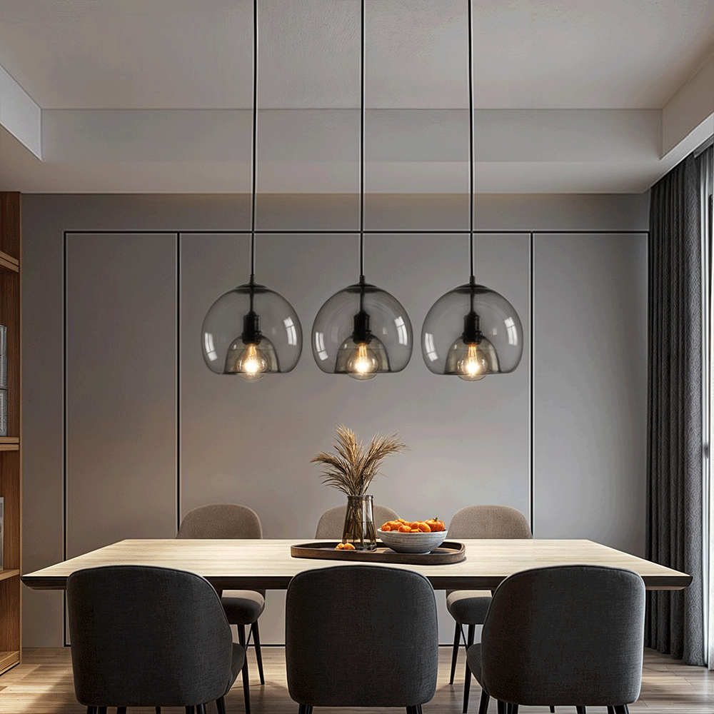 Aurea Glas-Pendelleuchten für moderne Innenräume – Beleuchten Küchen und Badezimmer