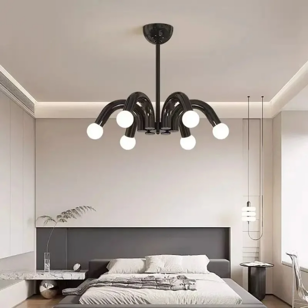 Lampa sufitowa LED ściemnialna LumaNova do sypialni z ambientowym światłem