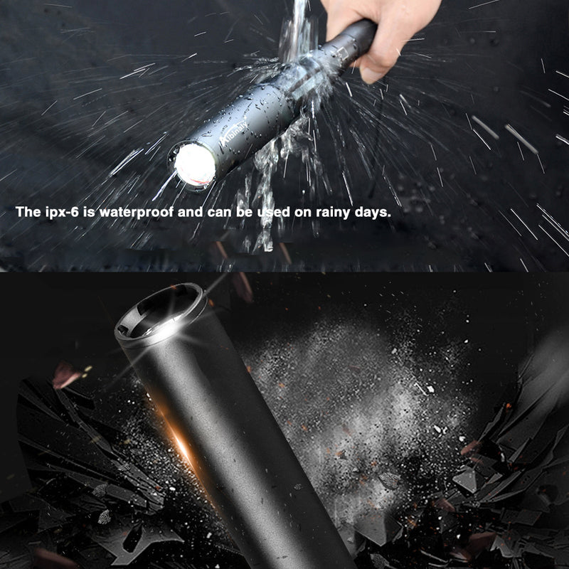 NovaBat Baseball Bat Shaped LED Flashlight Aluminum Alloy With 3 Modes For Emergency