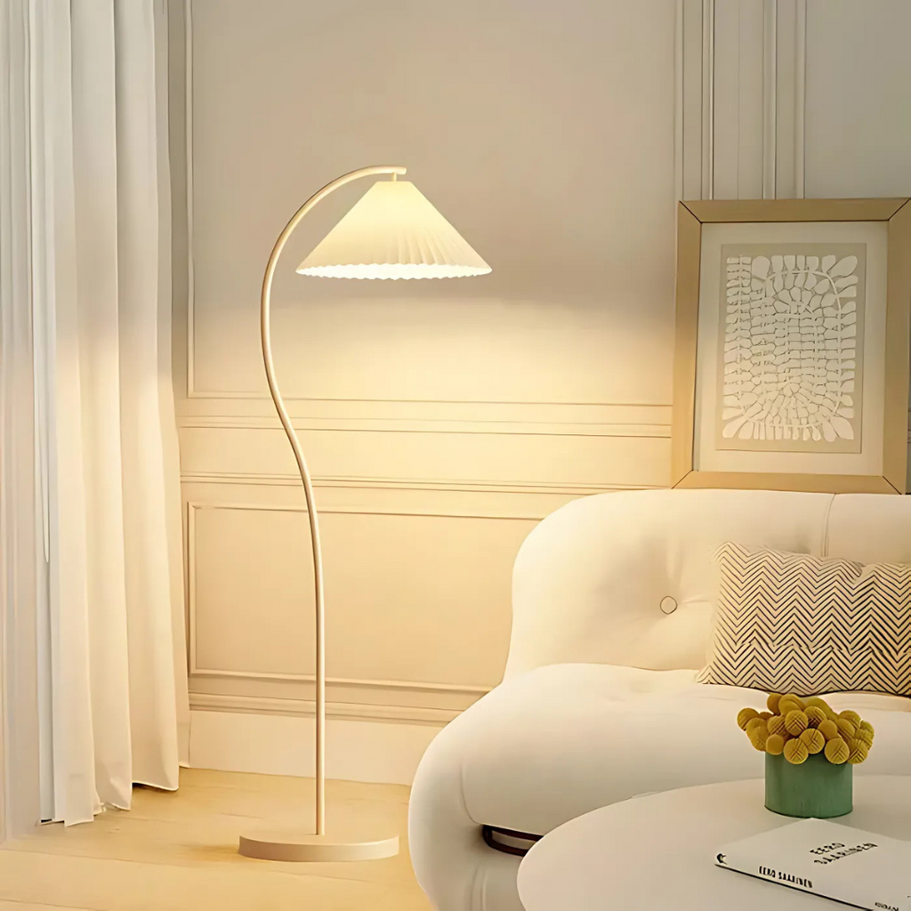 LumenArc LED oblouková stojací lampa do obývacích pokojů a ložnic
