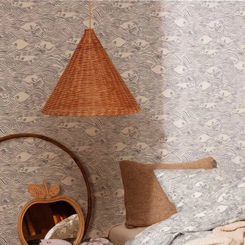 EverBamboo LED Pendant Light for Scandinavian Ceiling Decor