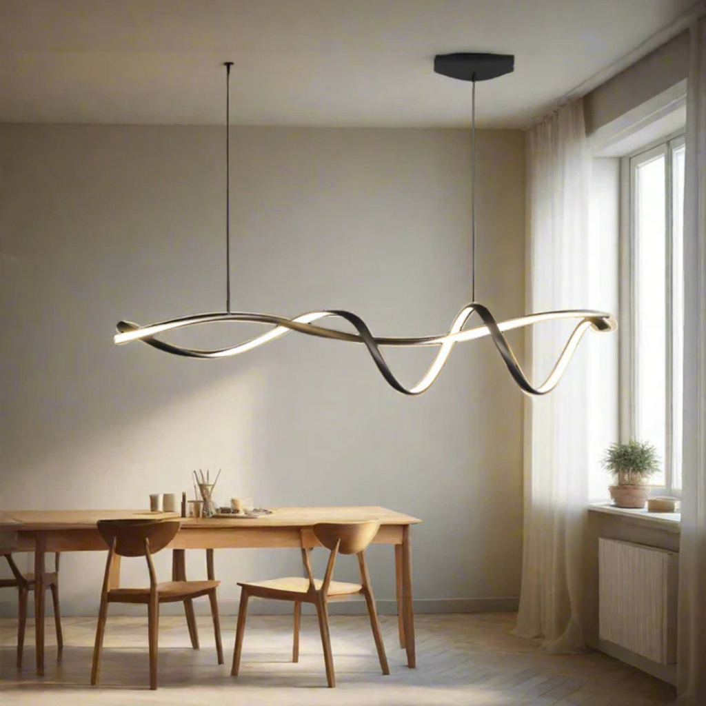 LyraLux Lampada a Sospensione LED Moderna ed Elegante per Tavolo da Pranzo