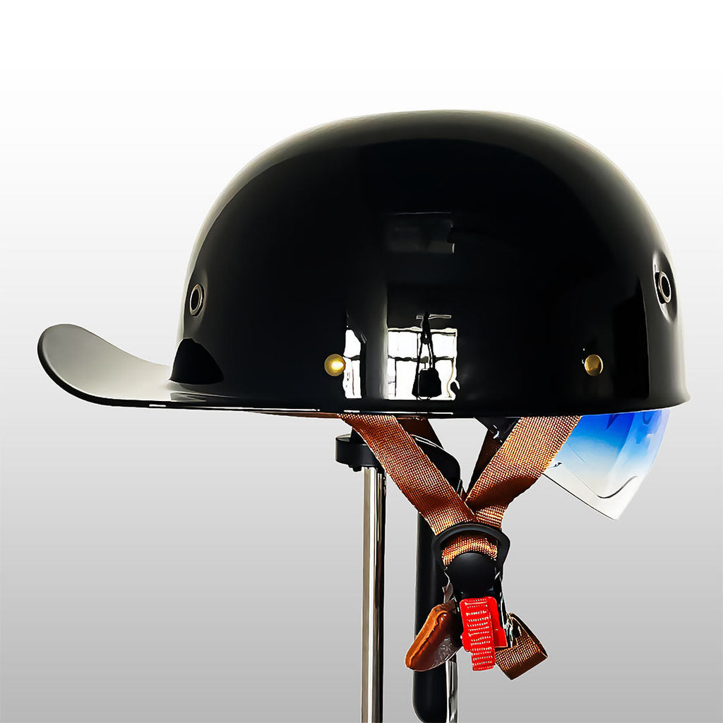 AstraCap Pro Baseball-Style Motorcycle Helmet DOT And ECE Certified
