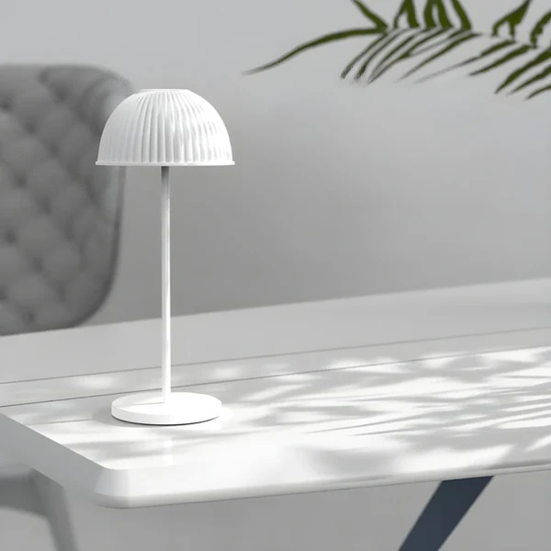 Nytera Mushroom LED Table Lamp With Warm Ambient Glow