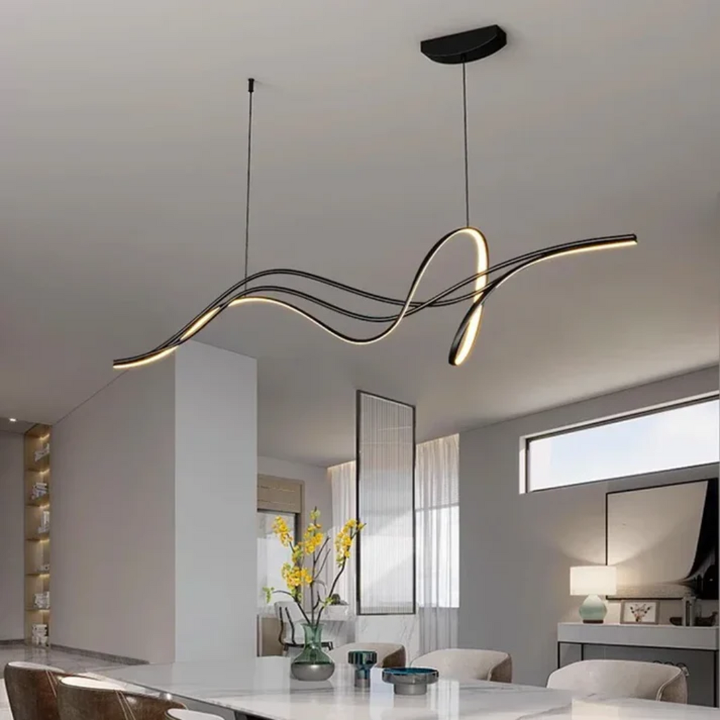 LuminaNova moderní závěsná lampa nad jídelní stůl