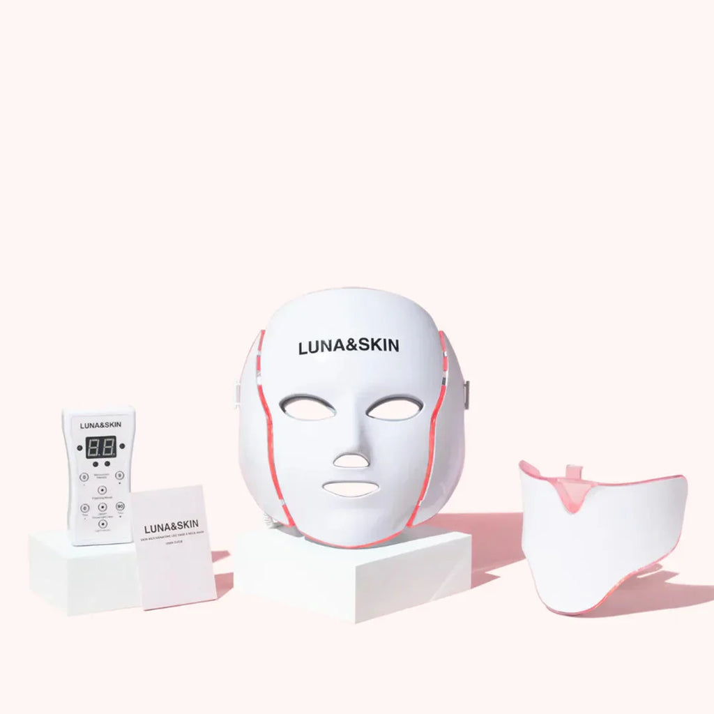 NovaGlow RegenMask - Hudfornyende LED ansigts- og nakkemaske