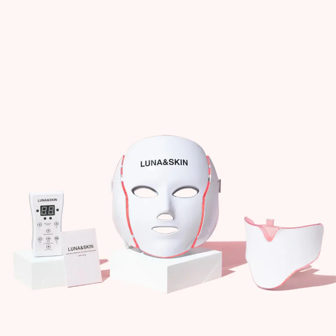 NovaGlow RegenMask - Hudfornyende LED ansigts- og nakkemaske