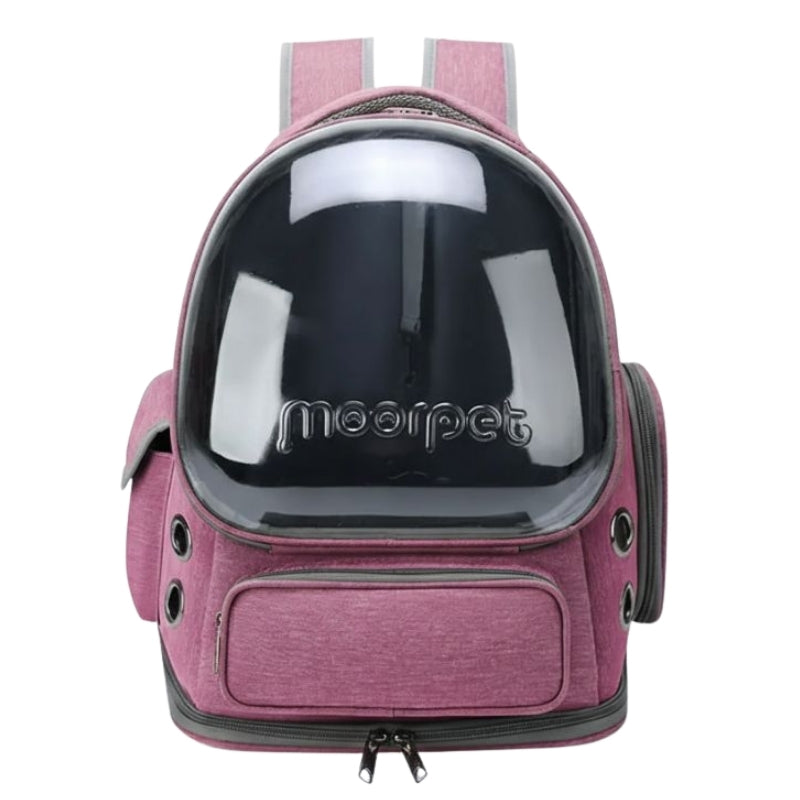 AeroPaw Breathable Transparent Pet Carrier Backpack For Cats And Small Dogs