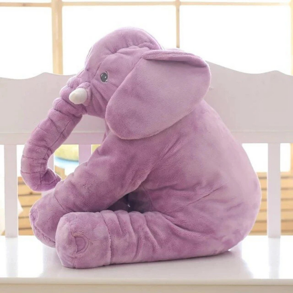 Cuscino Morbido a Forma di Elefante LumaPaws per Coccole dei Neonati