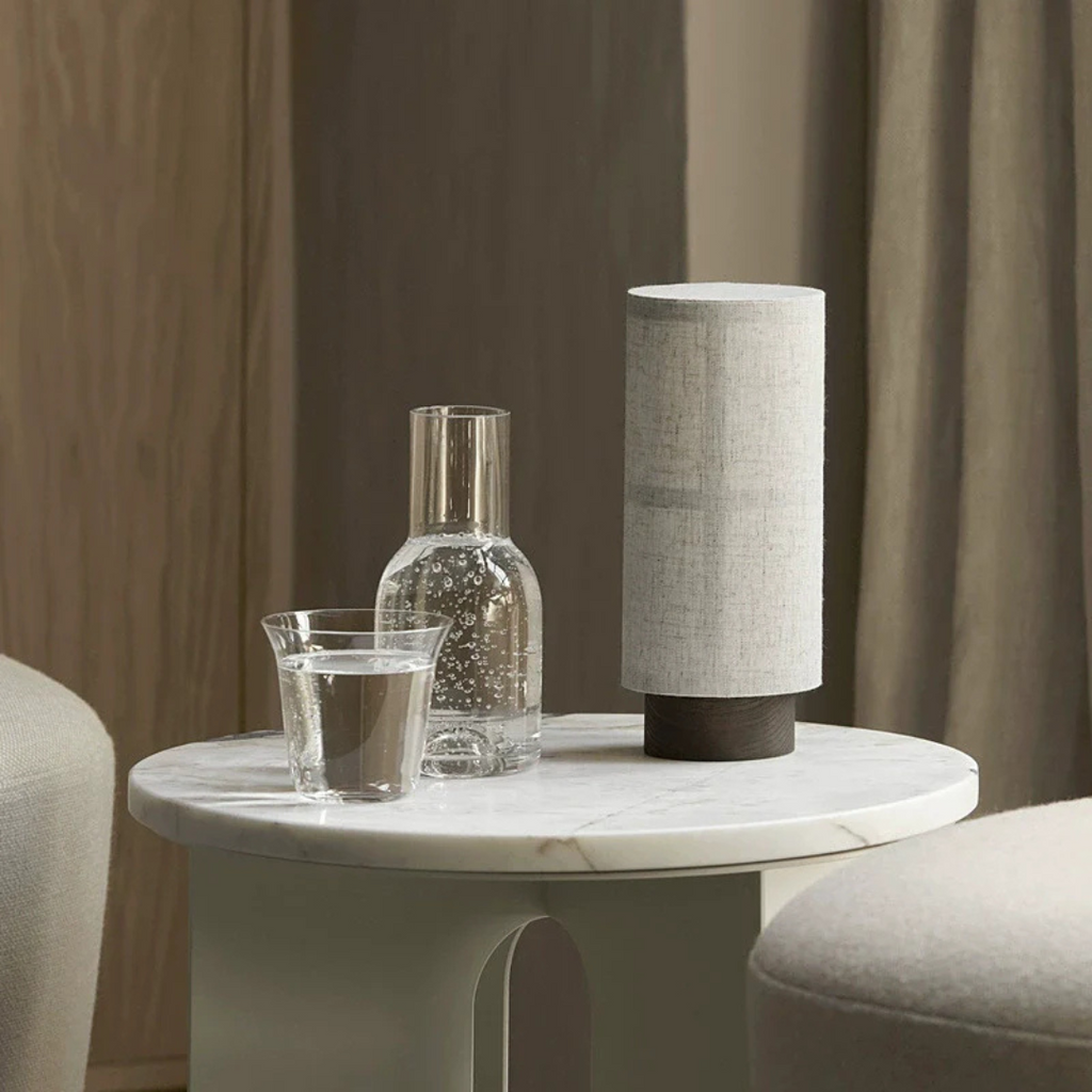 Miyori | Japanese Silk Bedside Night Lamp With Soft Glow