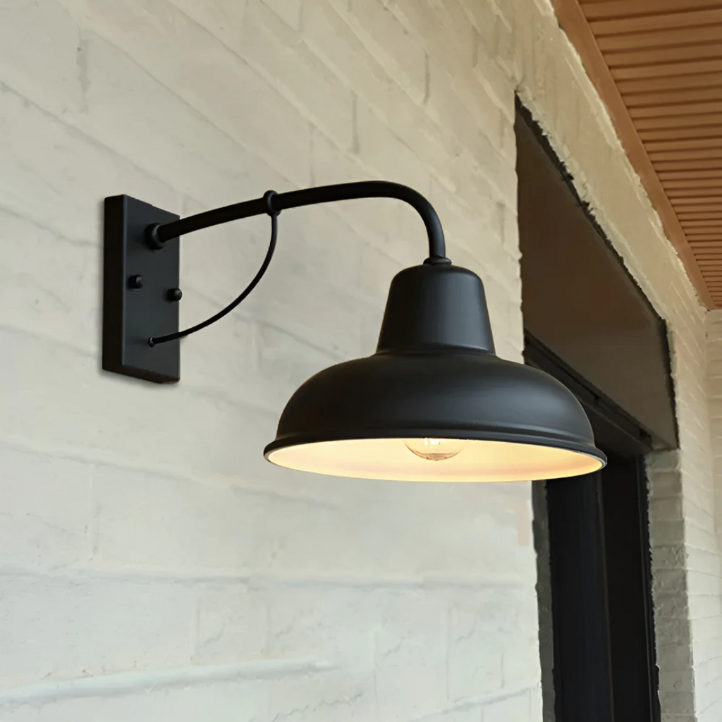 Ravelon Vintage Industrial Outdoor Wall Lantern for Patio by Aerolux