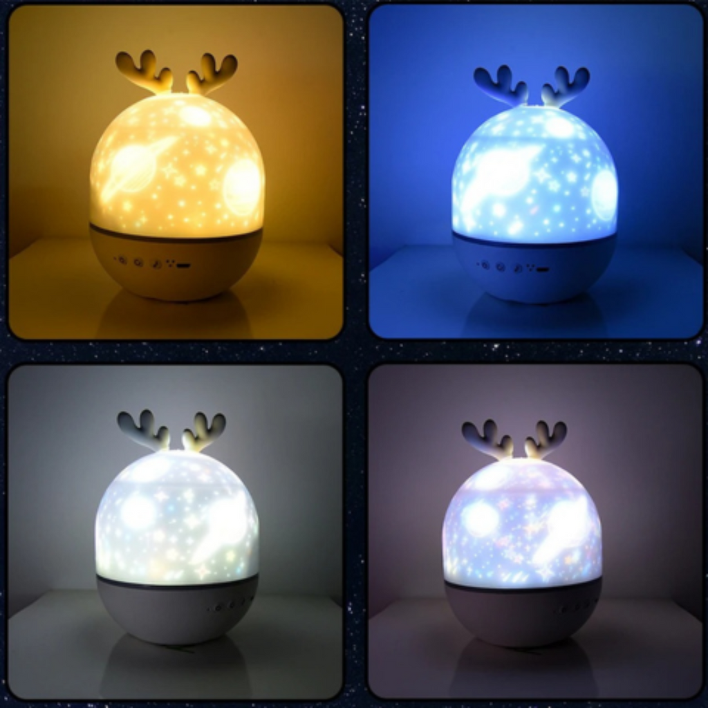 پروژکتور ستاره LunaGlow برای نور آرامش‌بخش آسمان هنگام خواب