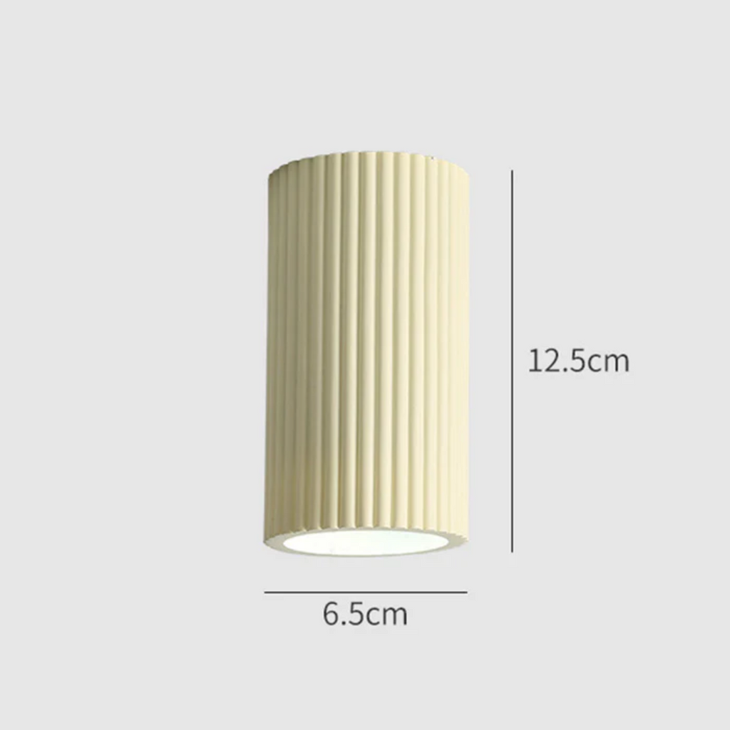 NovaKei Minimal Resin Ceiling Light for Hallways and Entryways