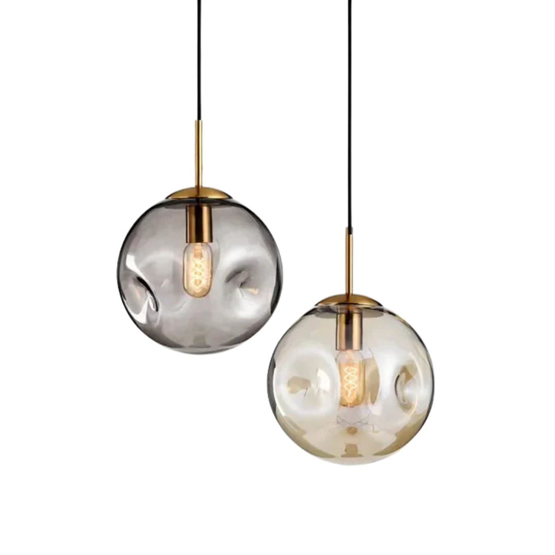Lumenra Glass Globe Pendant Light for Dining Table