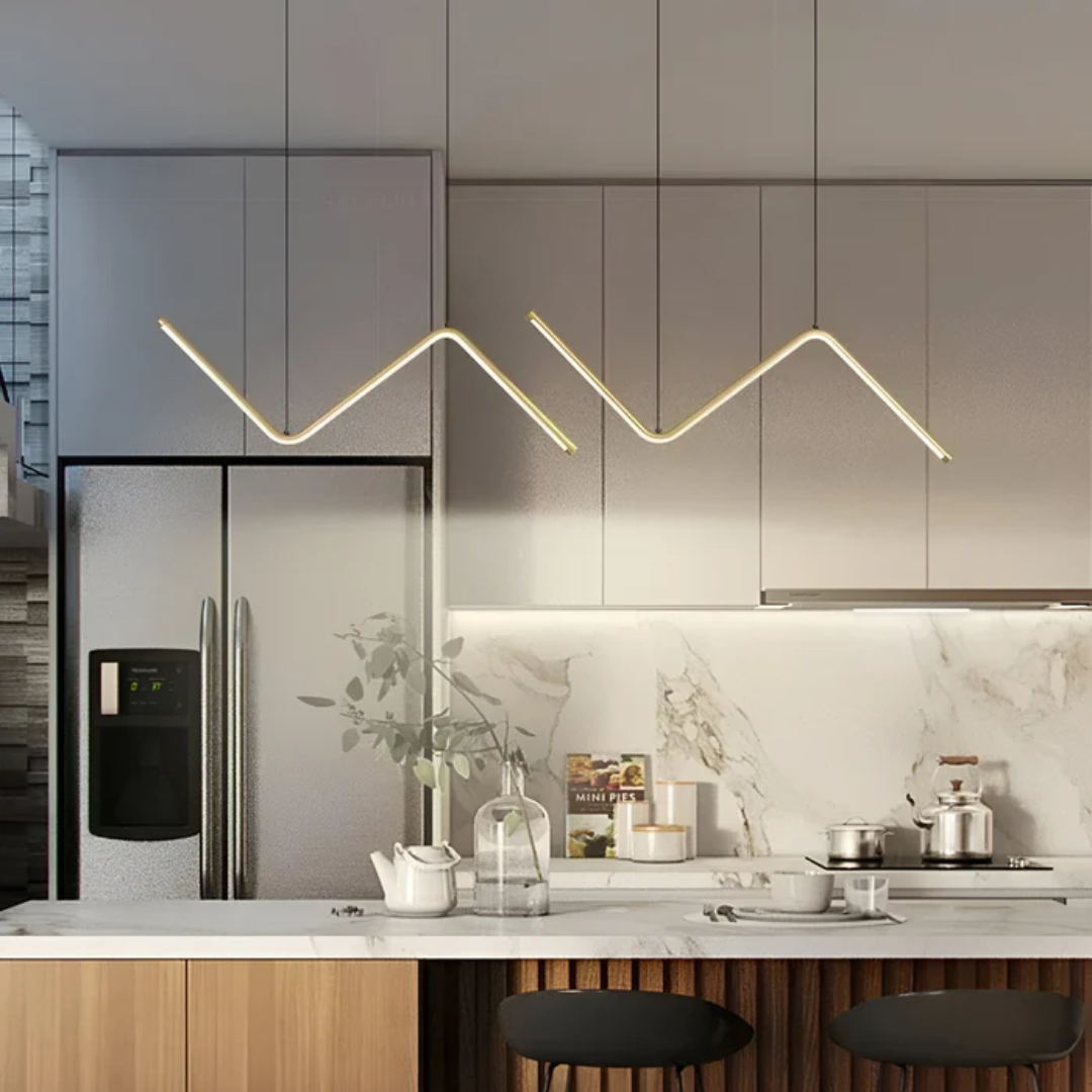 چراغ آویز مثلثی LED لونارا برای دکوراسیون مدرن