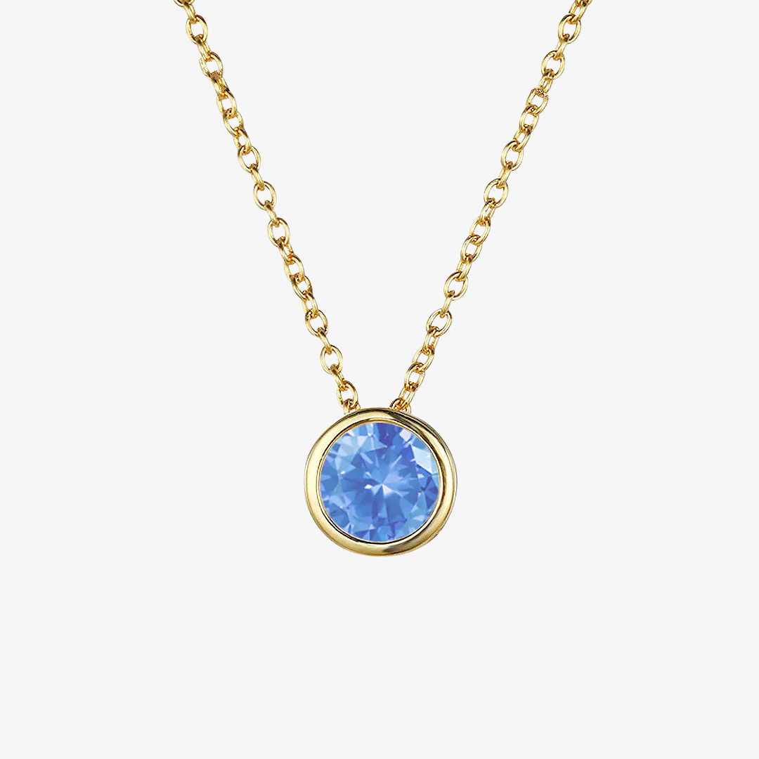 Collana Luna con Pietra di Nascita