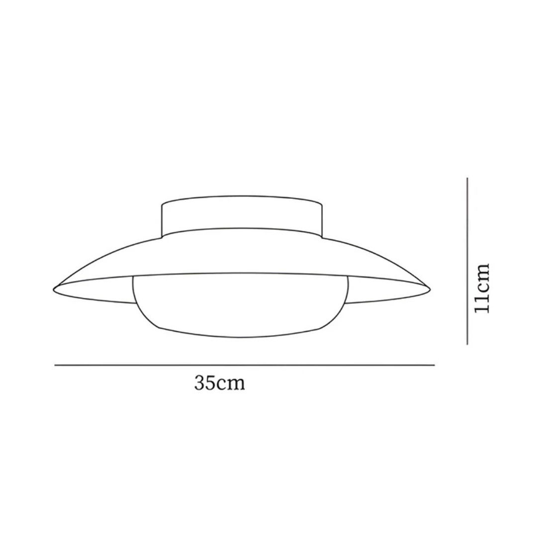 Aurelo Cream Scandinavian Pendant Light for Dining Table