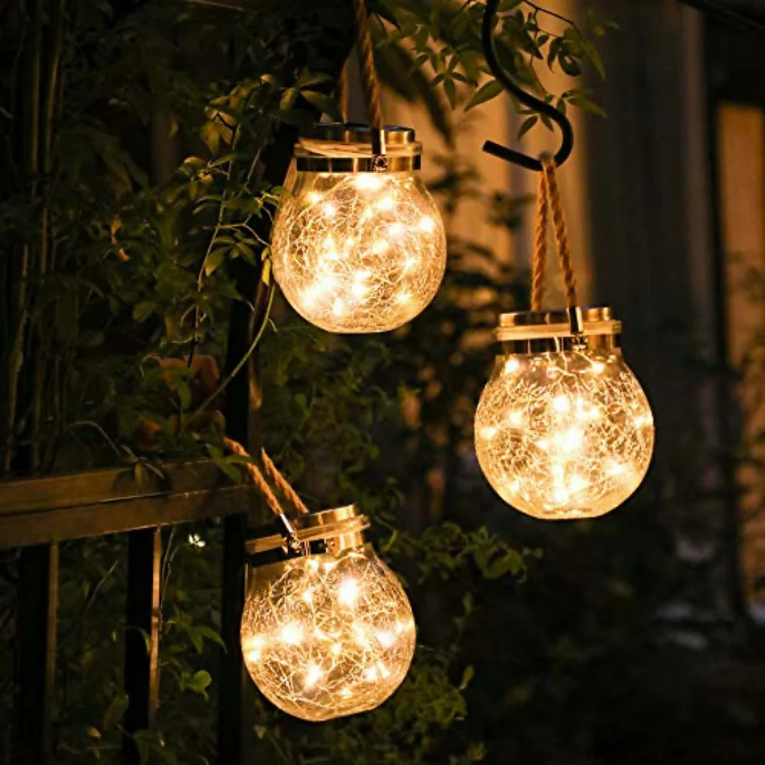 AuroraLeaf Bezdrátová solární zahradní lampa Vodotěsná a energeticky úsporná
