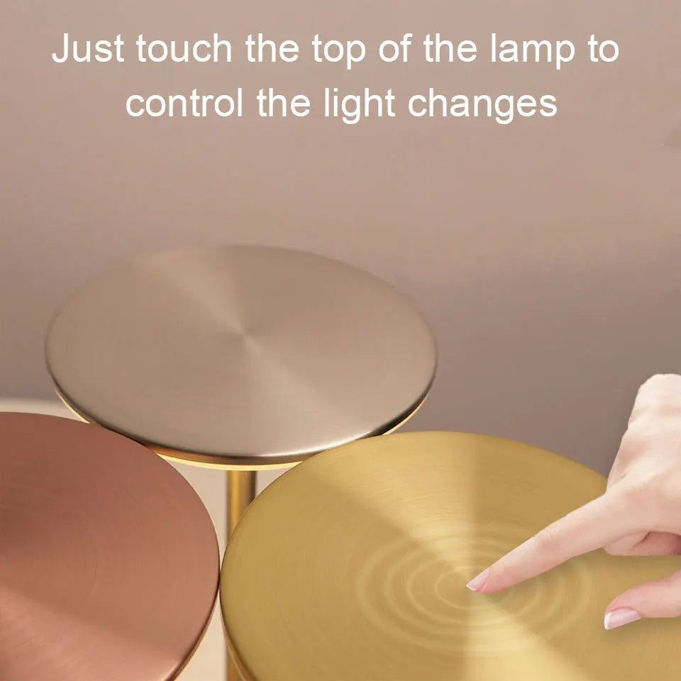 Lumenex USB dobíjecí LED stolní lampa s 3 teplotními režimy