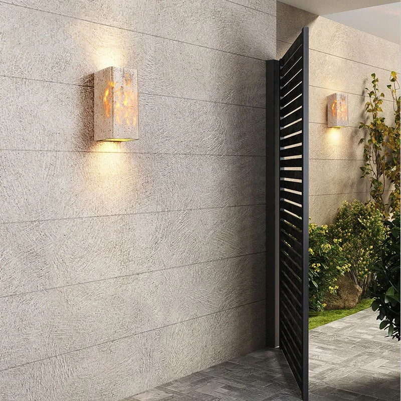 LumaNova Wabi-Sabi LED Wall Light for Indoor and Outdoor