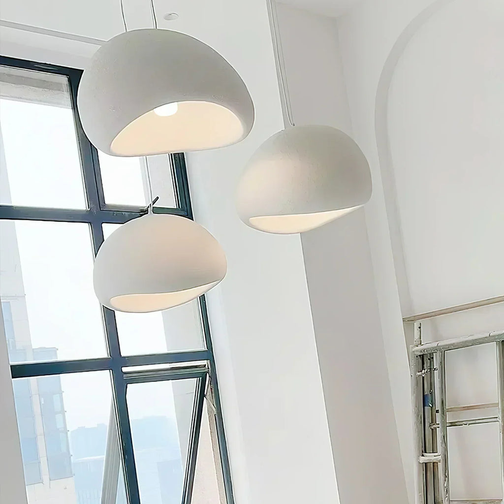 LumaJade Trio Hanging Light Sky Inspired Pendant Set
