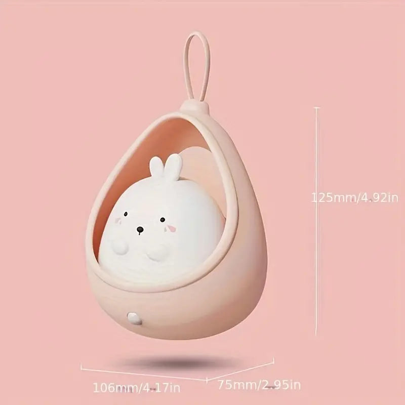 WhiskerGlow Kitty Night Light for Nursery and Kids Room