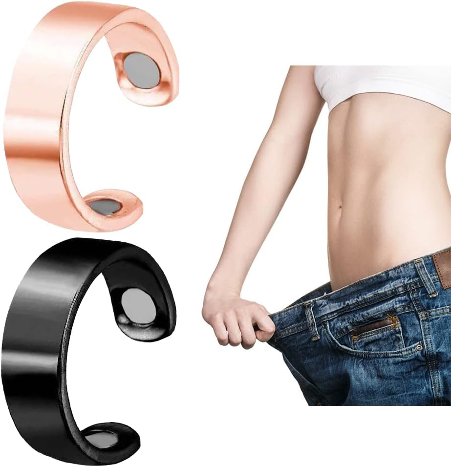 Anello Magnetico NovaGlow per Terapia, Drenaggio Linfatico, Circolazione Sanguigna e Benessere