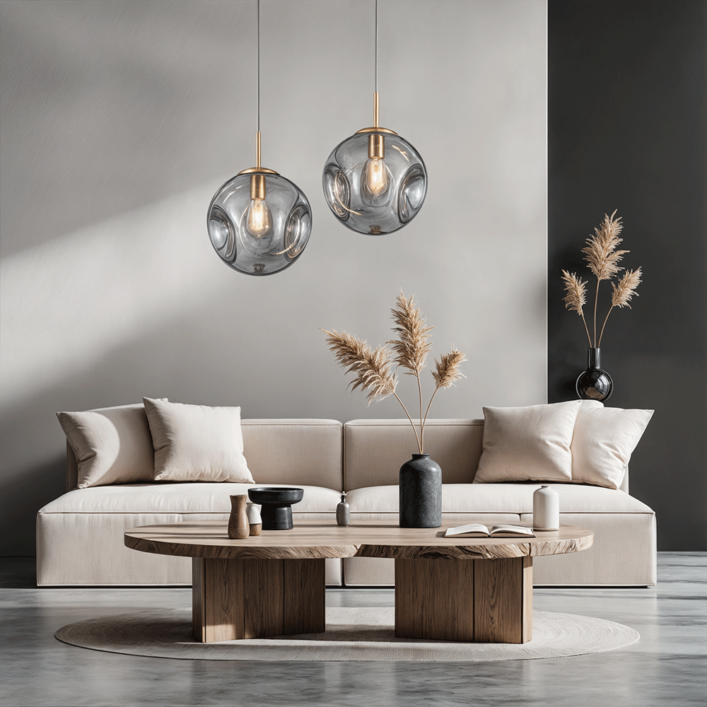 Serene Glass Ceiling Pendant Light With Streamlined Silhouette