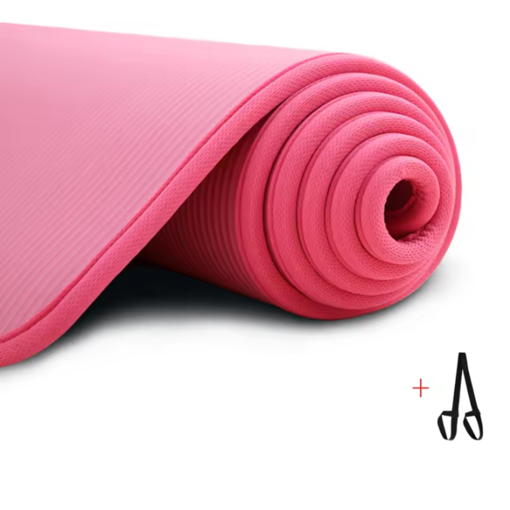 CalmFlex Extra Thick Non Slip Yoga Mat for Comfort and Stability