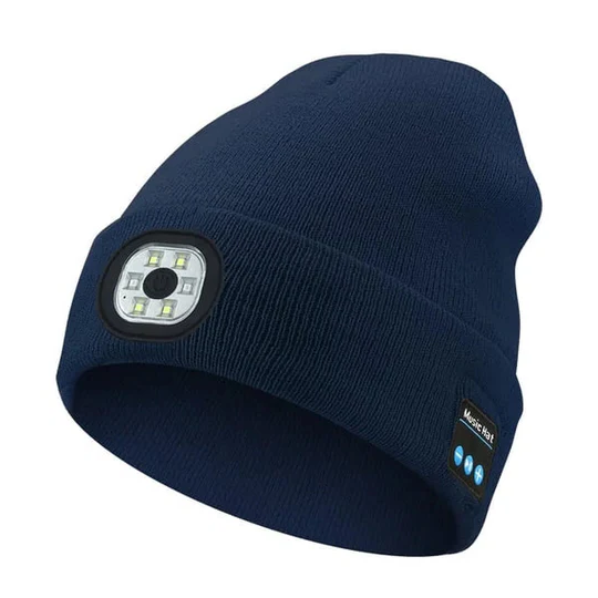 Three In One Bluetooth Beanie With Light And Speaker