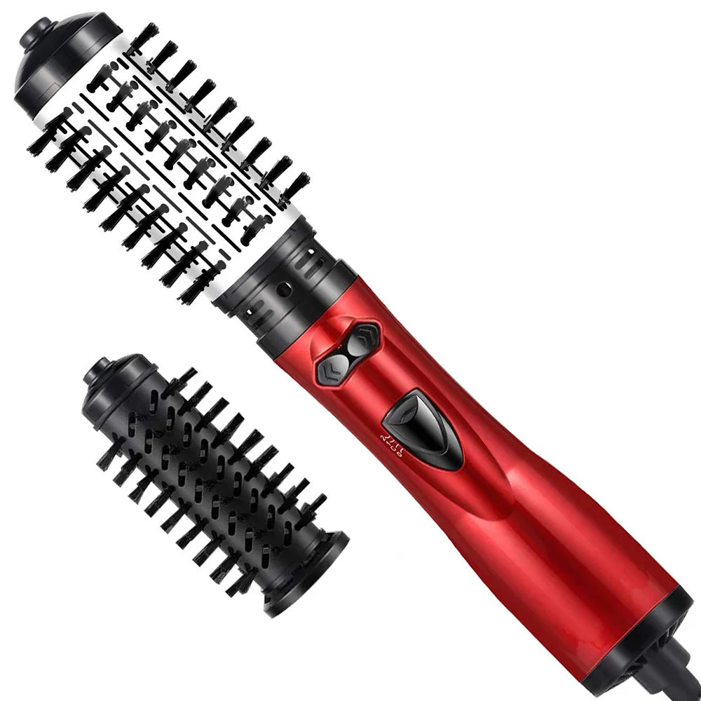 BreezePulse Uscător și Stilizator de Păr Rotativ 2-în-1 pentru Coafuri de Calitate Salon Acasă