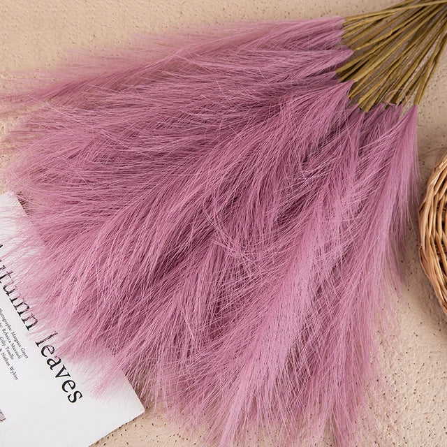 AuroraNest Pampas Artificial Flowers for Soft Natural Decor