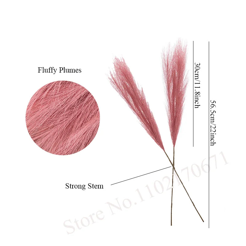 AuroraNest Pampas Artificial Flowers for Soft Natural Decor