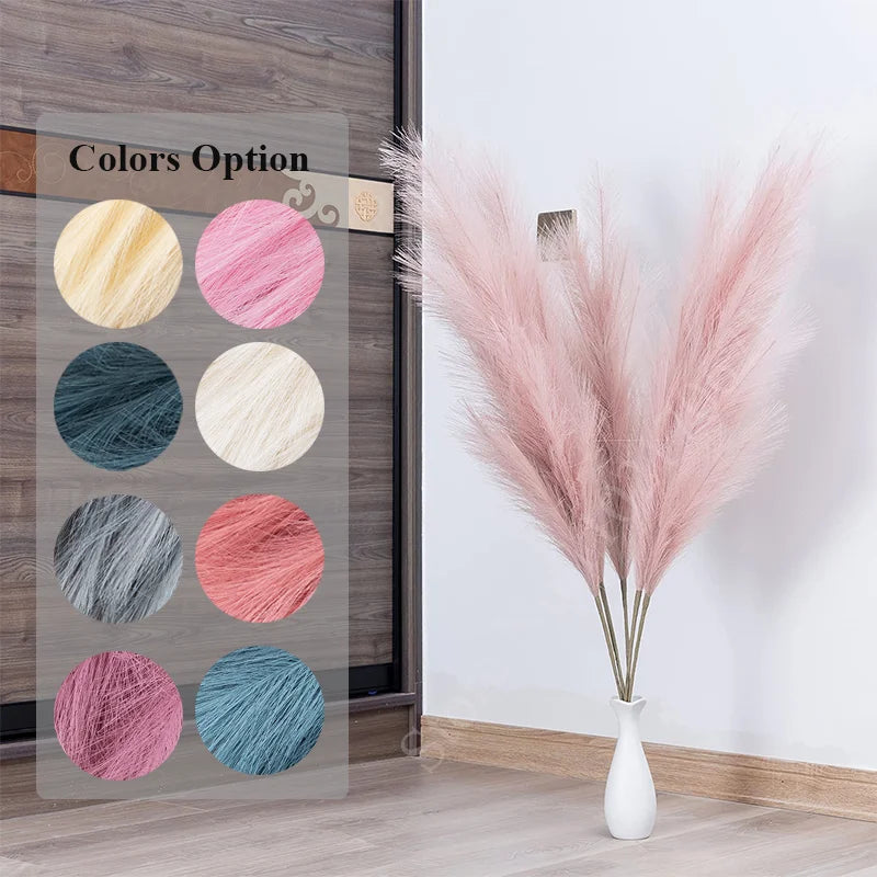 AuroraNest Pampas Artificial Flowers for Soft Natural Decor
